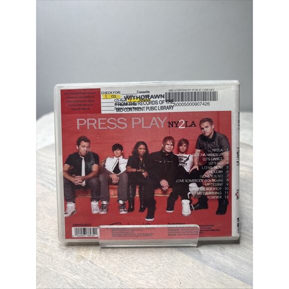 Press Play NY2LA CD Album 2007 Christian Pop Inspirational - Picture 2 of 5